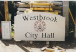 Westbrook City Hall Sign - 